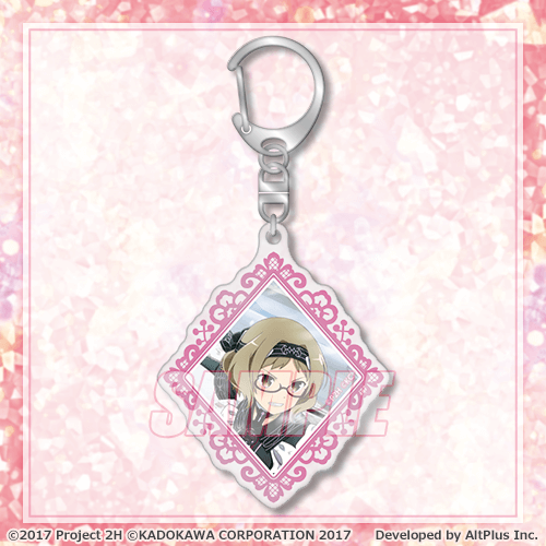 C-10 アクリルキーホルダー 秋原雪花 ゲームイラスト