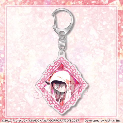 C-11 アクリルキーホルダー 郡千景 ゲームイラスト