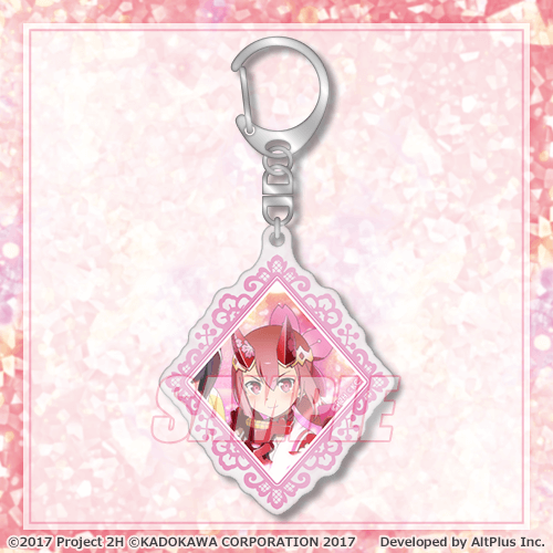 C-9 アクリルキーホルダー 高嶋友奈 ゲームイラスト