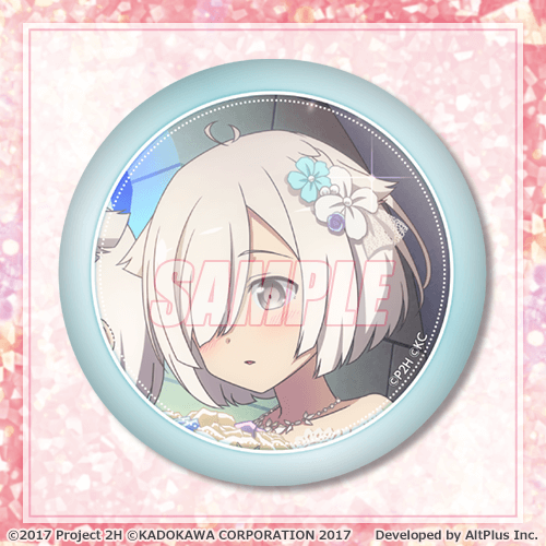 D-12 缶バッジ 山伏しずく ゲームイラストA