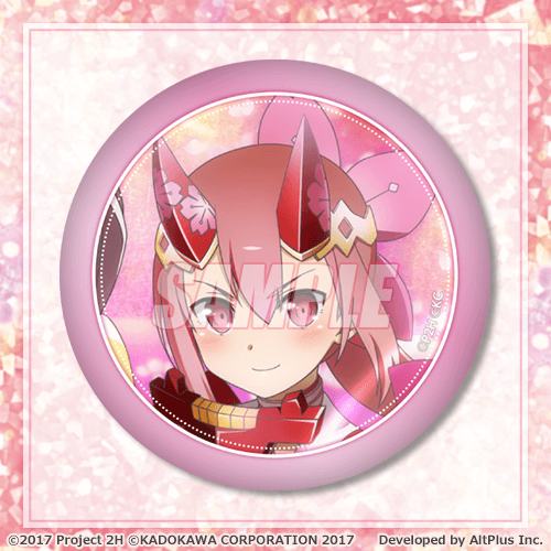 D-15 缶バッジ 高嶋友奈 ゲームイラストB