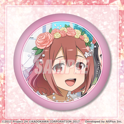 D-9 缶バッジ 高嶋友奈 ゲームイラストA