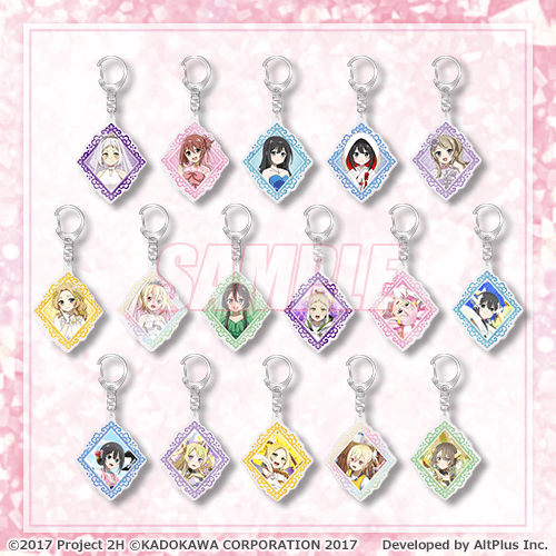 C賞 アクリルキーホルダー全16種セット