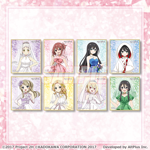 ミニ色紙 桐生静／結城友奈／東郷美森／鷲尾須美／弥勒夕海子／犬吠埼風／芙蓉・リリエンソール・友奈／楠芽吹