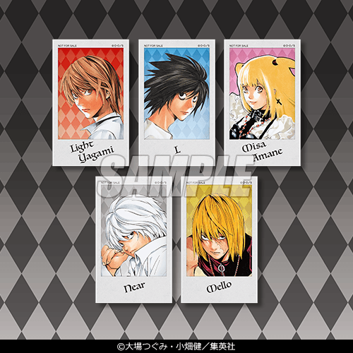 漫画『DEATH NOTE』オンラインくじ vol.2【10連セット+おまけ】
