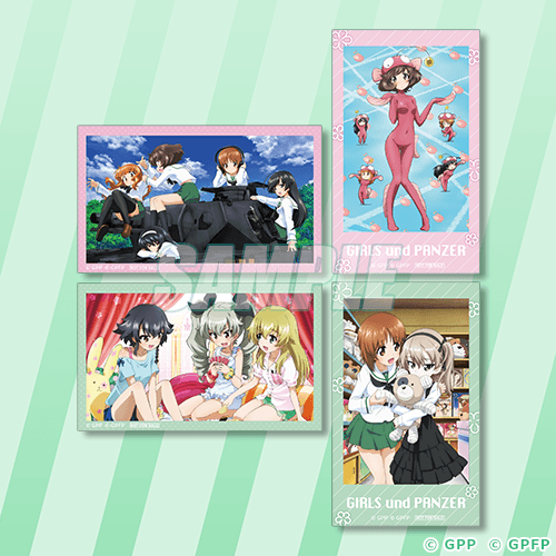 ガールズ&パンツァー 最終章 Newtype オンラインくじ【10連セット+おまけ】